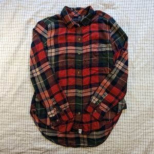 AEO Soft Plaid Button Down Shirt